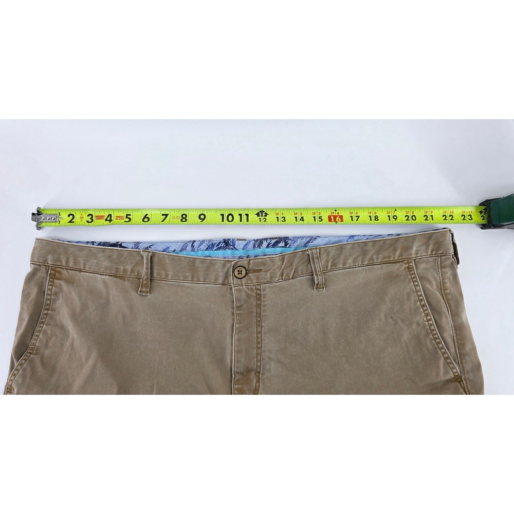 Tommy Bahama Mens Shorts Size 42 Khaki Boracay Chino Cotton Blend Stretch Casual - Picture 6 of 9